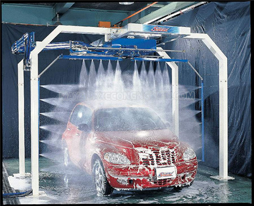 Máy rửa xe tự động đang được ứng dụng ngày càng rộng rãi trong đời sống xã hội