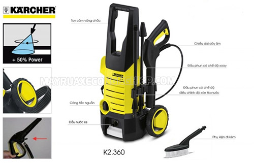 Máy rửa xe Karcher K2 360