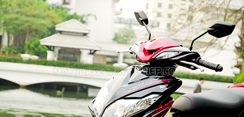 Xe máy bị rung tay lái