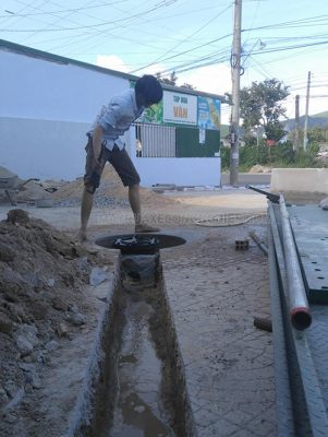 Thi công lắp đặt cầu nâng tại tiệm