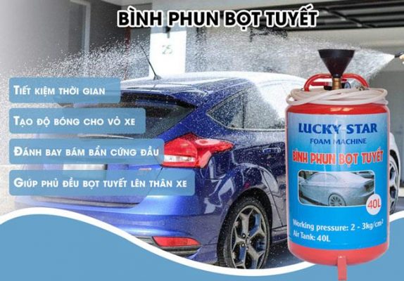 Model bình bọt tuyết Lucky Star rất được ưa chuộng