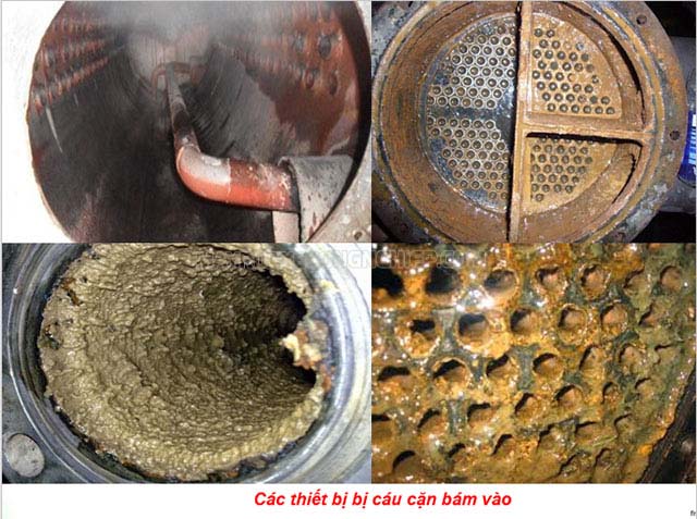 Tháp giải nhiệt nước lâu ngày không vệ sinh