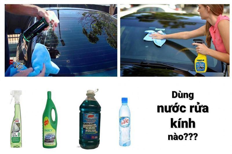 Một số loại nước rửa kính ô tô