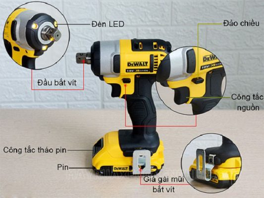 súng bắn ốc Dewalt