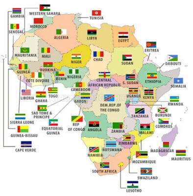 Danh sách quốc gia thuộc khu vực Châu Phi