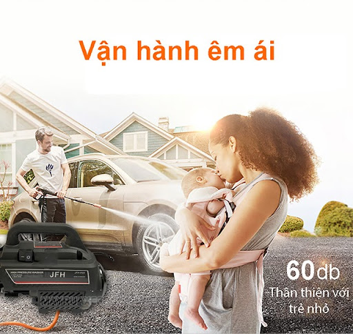 máy rửa xe jfh rs9 độ ồn nhỏ