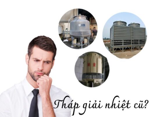 Tháp giải nhiệt cũ