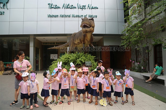 Khung cảnh Bảo tàng thiên nhiên Việt Nam - địa điểm vui chơi cho trẻ em ở Hà Nội