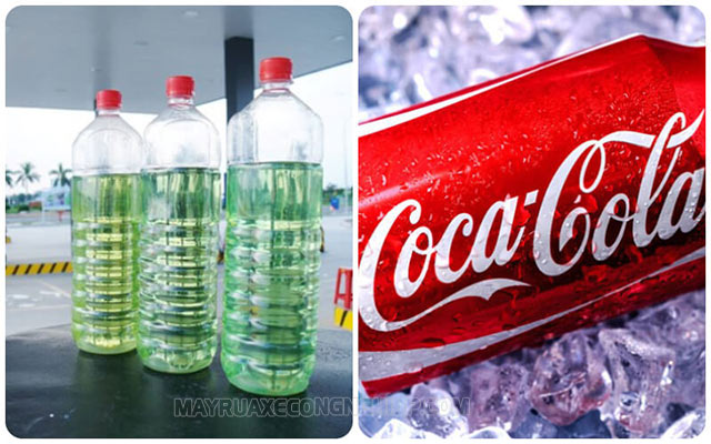 Xóa sổ mốc quần áo bằng xăng và Coca