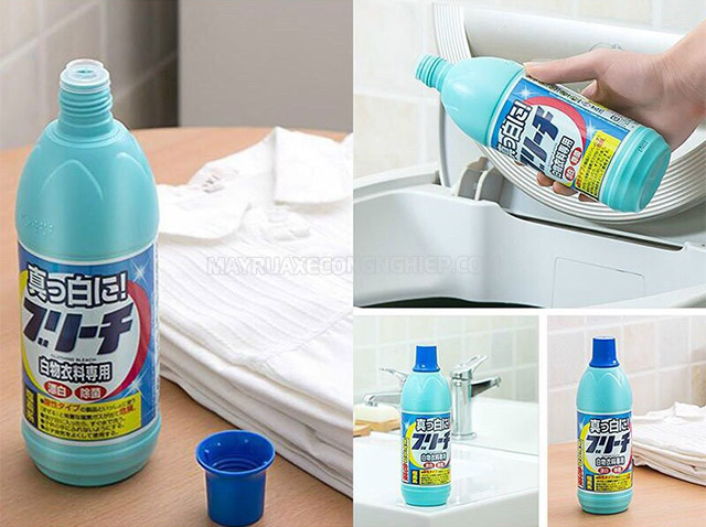 Thử sử dụng thuốc tẩy cho quần áo My Bleach Nhật Bản